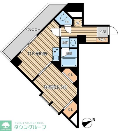 クリオ王子神谷弐番館の物件間取画像